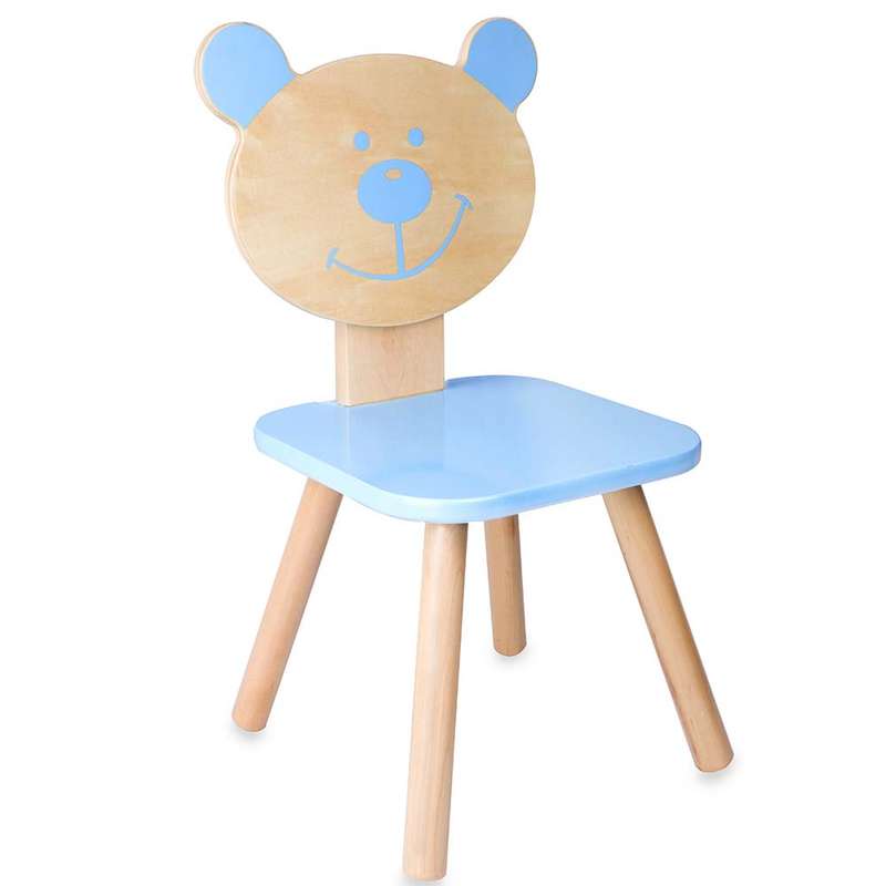 Classic World - Bear Chair for Kids - Blue