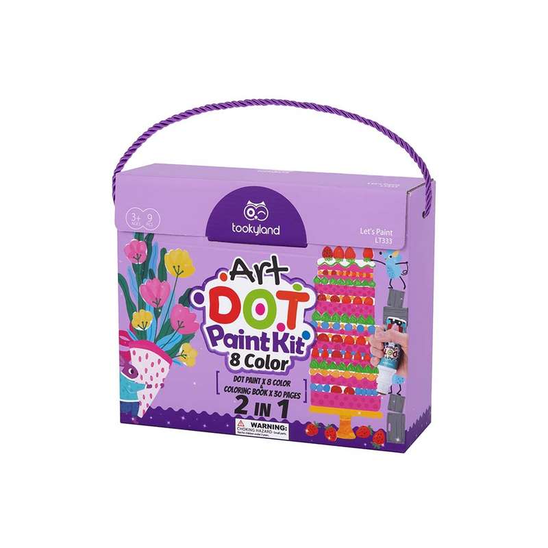 TookyToy - Dot Paint Kit - 8 Color