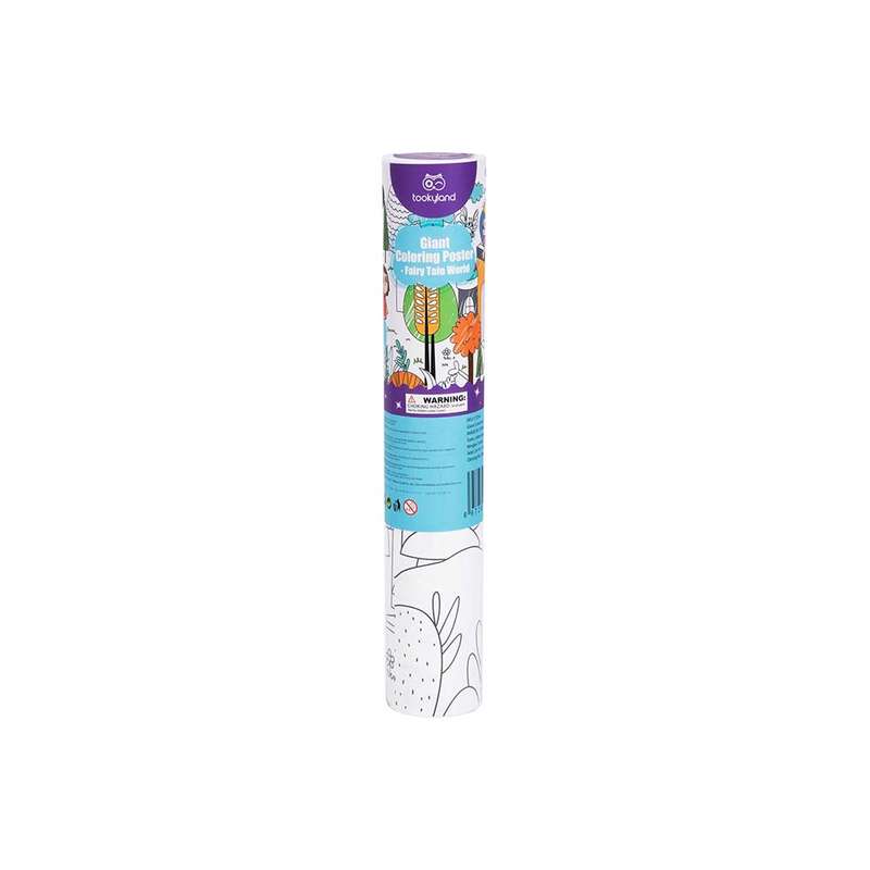 TookyToy - Giant Coloring Poster Kit - Fairy Tale World