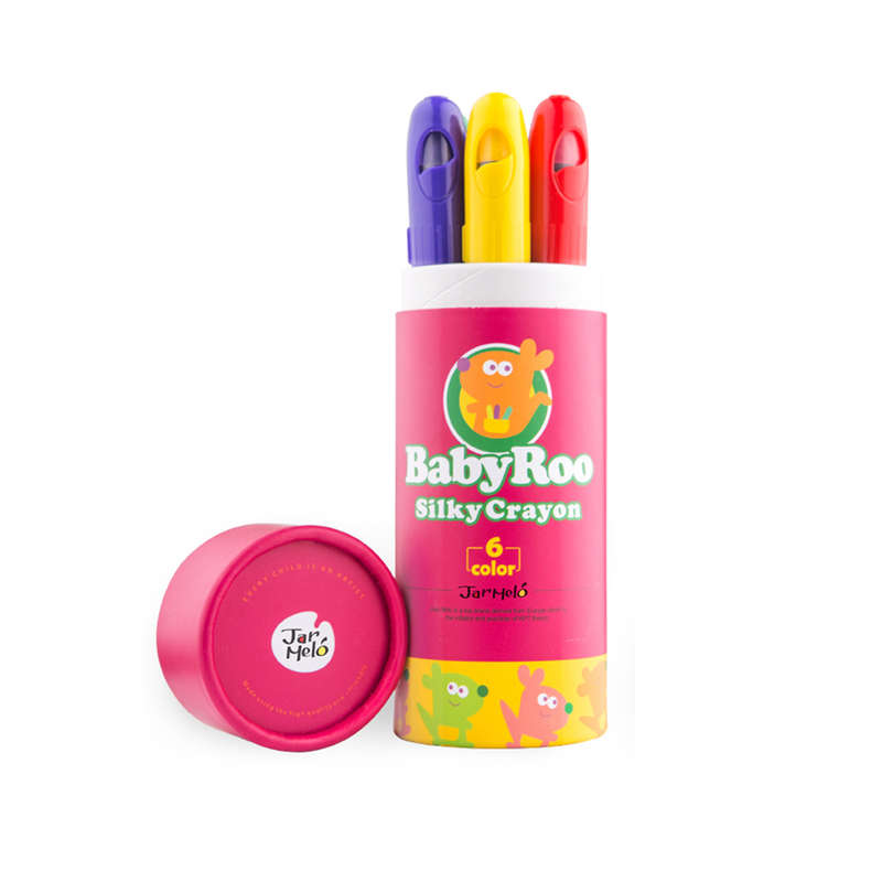 Jar Meló - Silky Crayon Washable Baby Roo - 6 Colours