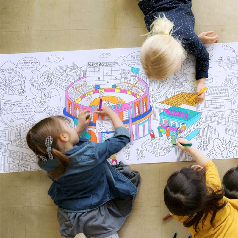 Mideer - Giant Colouring Roll: City - 10m