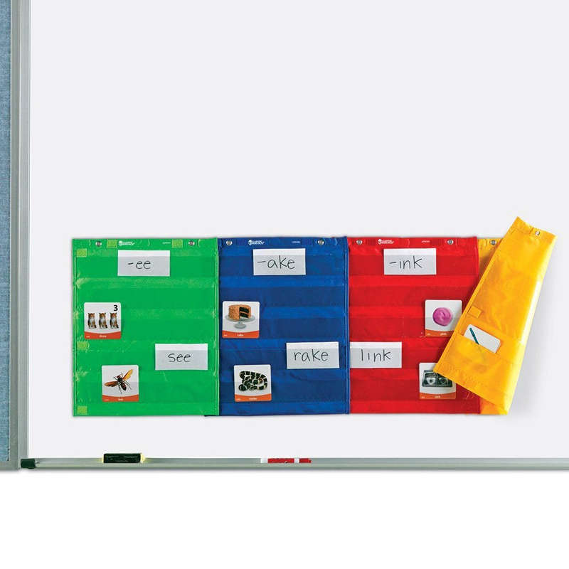 Learning Resources - Magnetic Pocket Chart Squares - Set of 4