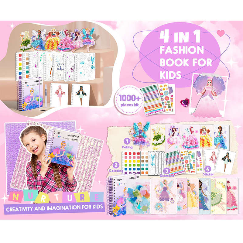 Jar Meló - Fashion Design Drawing Book - Dreamy Fairy