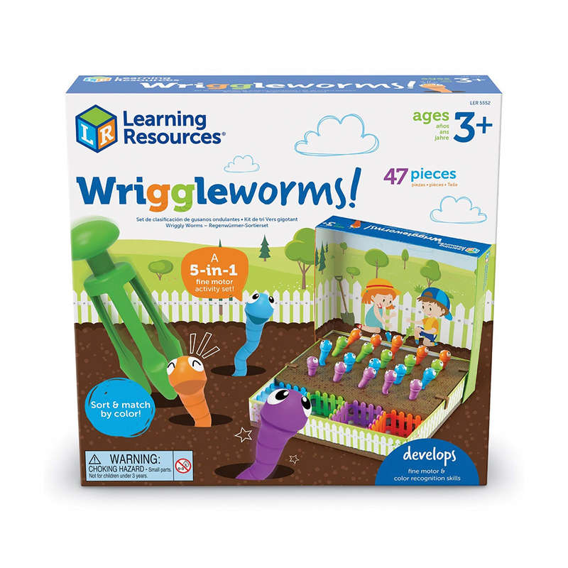 Learning Resources - Wriggleworms! Fine Motors Activity Set