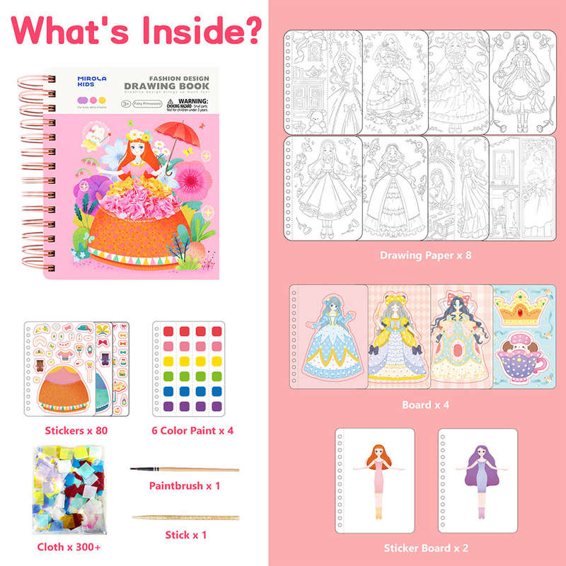 Jar Meló - Fashion Design Drawing Book - Fairy Princesses