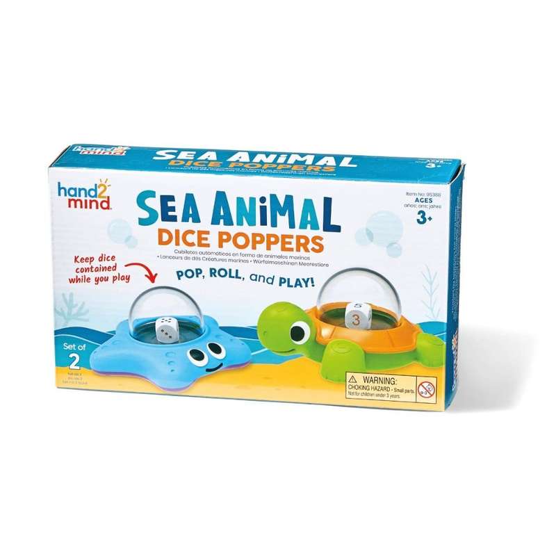 Hand2Mind - Sea Animal Dice Poppers