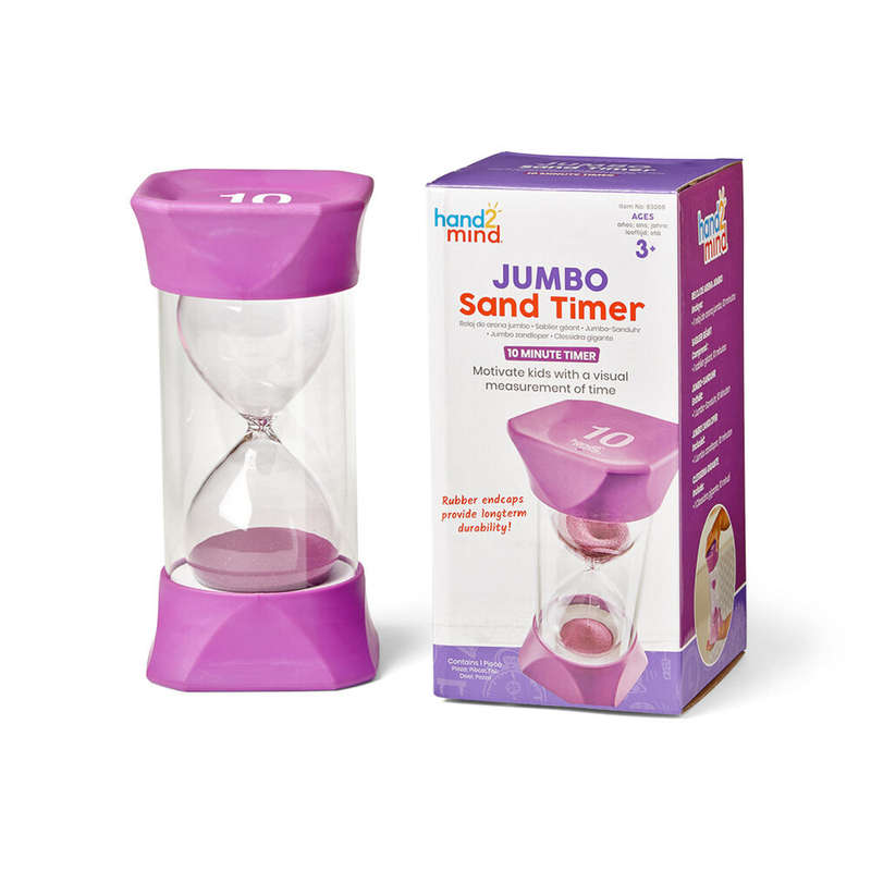 Greenbean Mathematics - Jumbo Sand Timer (10 Minutes)