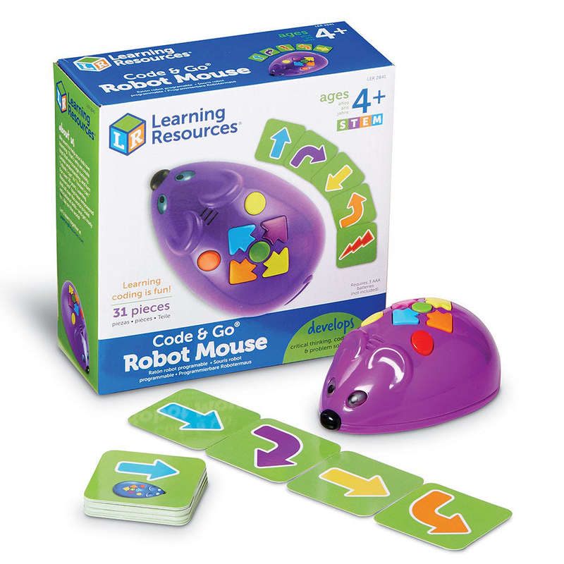 Learning Resources - Code & Go® Robot Mouse & Cards - Extra