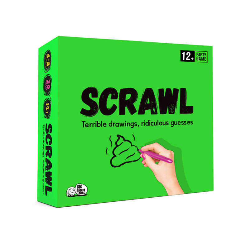 Big Potato Games - Scrawl - Party Game - 4-8 Players