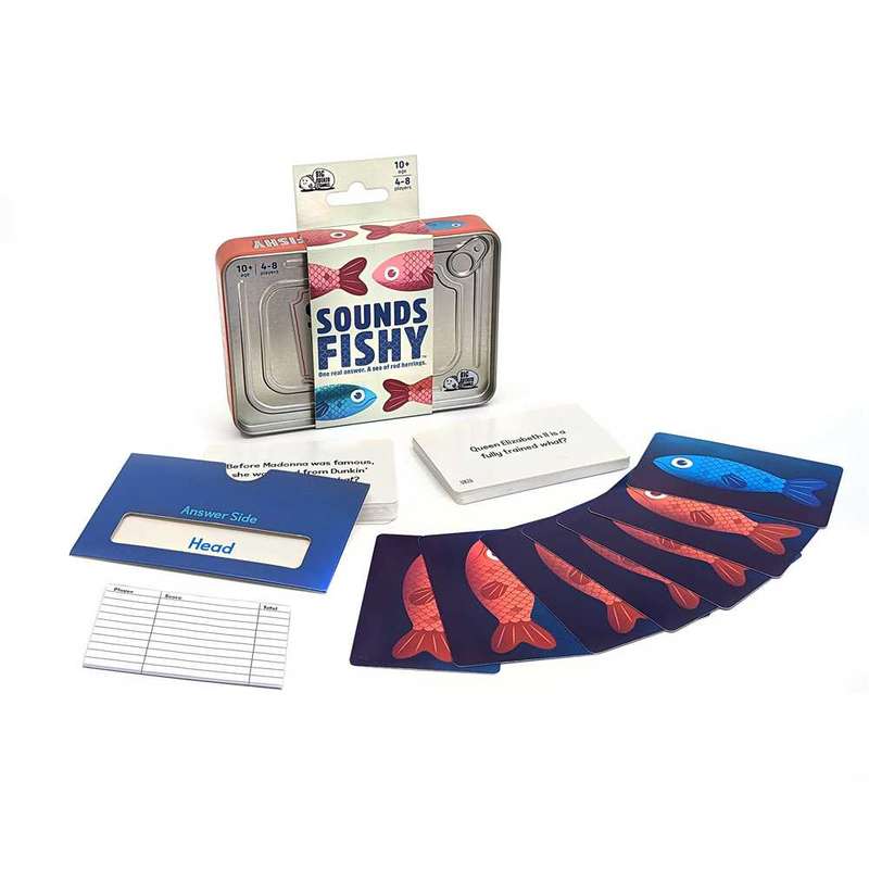 Big Potato Games - Sounds Fishy - Family Game - Travel-Size - 3-10 Players