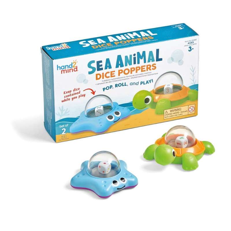 Hand2Mind - Sea Animal Dice Poppers