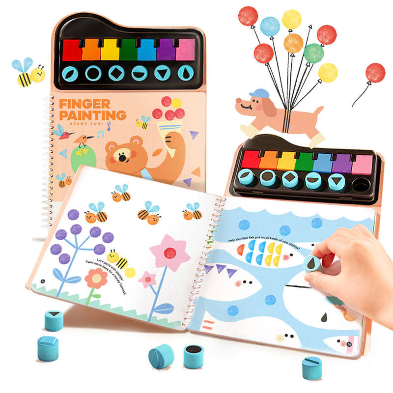 Jar Meló - Finger Painting - Stamp Fun