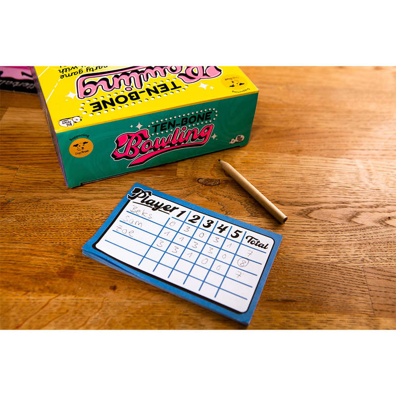 Big Potato Games - Ten Bone Bowling - A Family Party Game for You and Your Dog - 2-10 Players