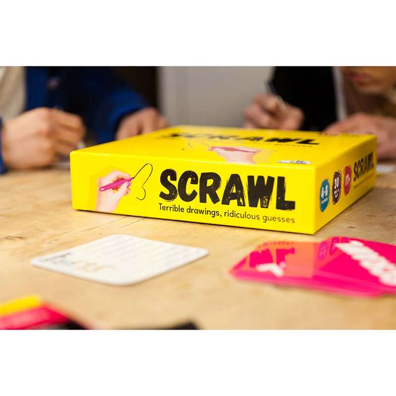 Big Potato Games - Scrawl 17+ - Party Game - 4-8 Players
