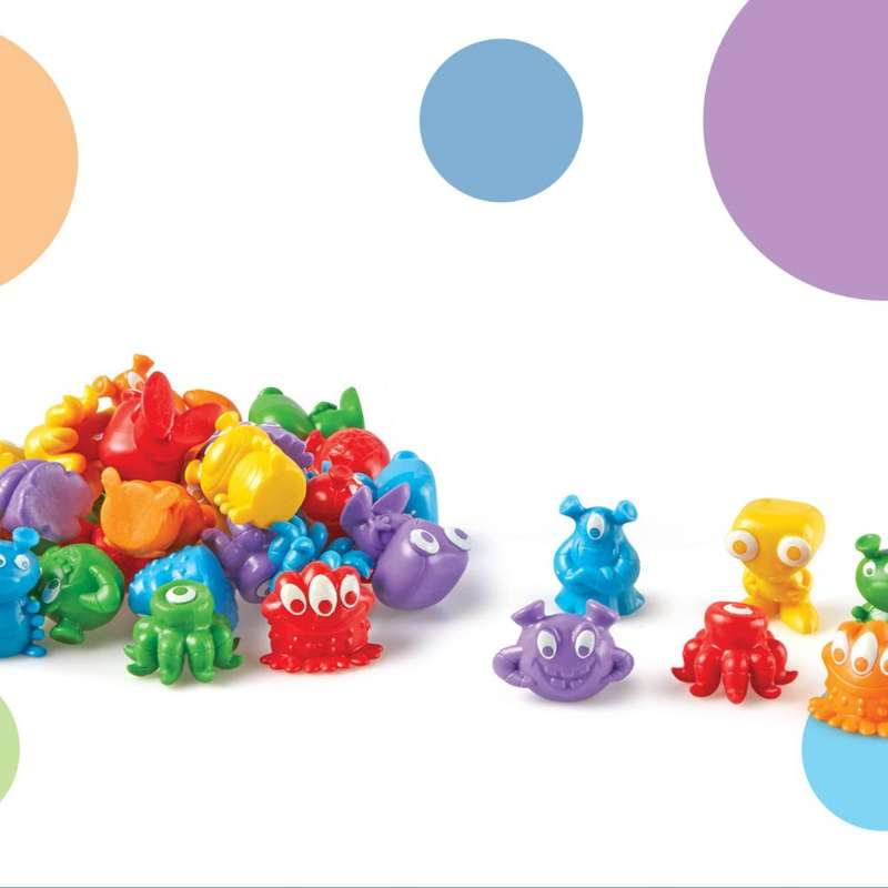 Learning Resources - Grab & Sort Fine Motor Alien Count