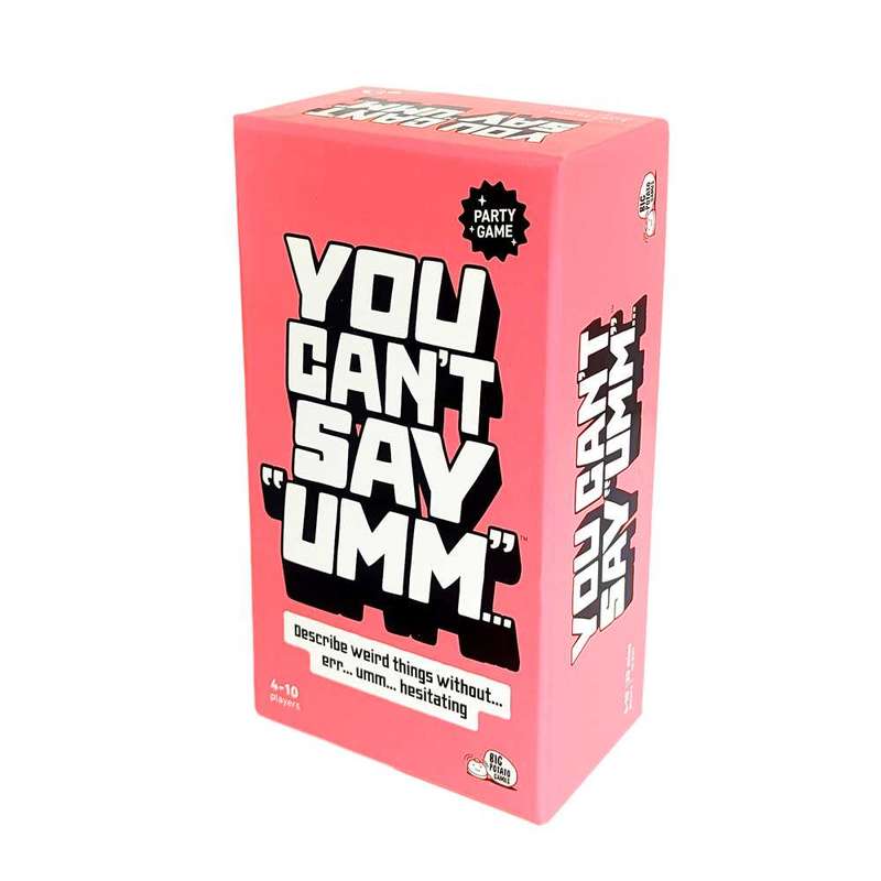 Big Potato Games - You Can't Say Umm - Family Board Game - 2-6 Players