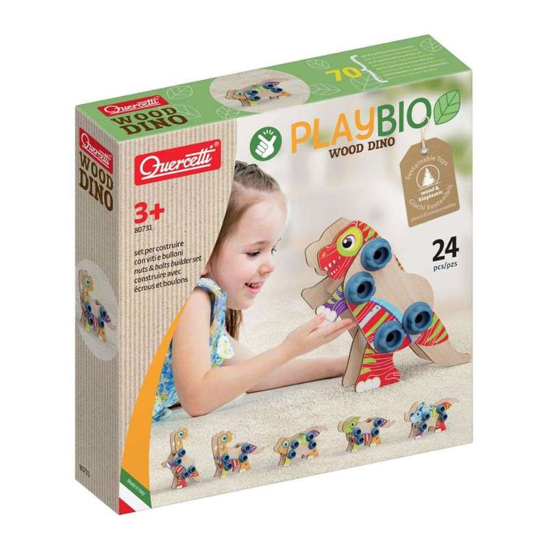 Quercetti - Play Bio Wood Dino