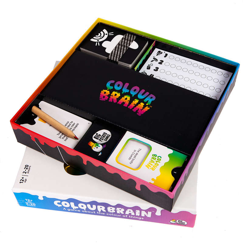 Big Potato Games - Colour Brain - Family Card Game - 2-20 Players