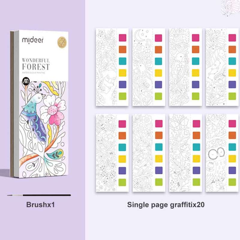 Mideer - Wonderful Forest Watercolour Painting Set
