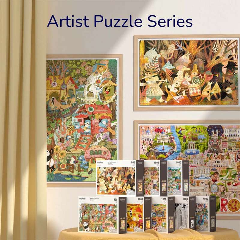 Mideer - Artist 1000 Piece Puzzle Rome Adventure