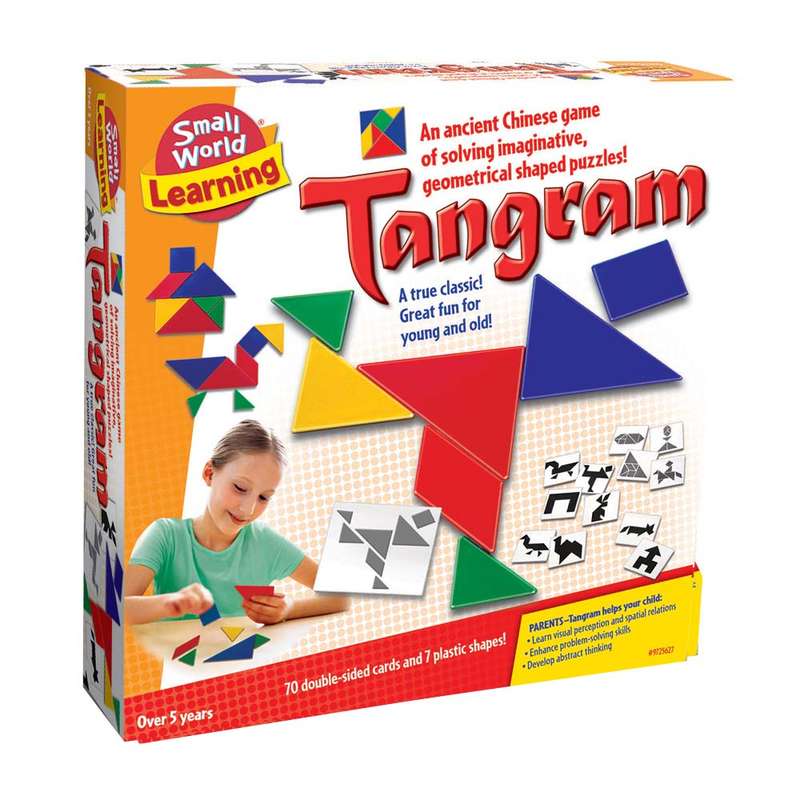Small World Toys - Tangram - Puzzle Solving Game - 77pcs