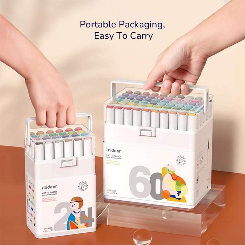 Mideer - Dual Tip Marker - 24 Colours
