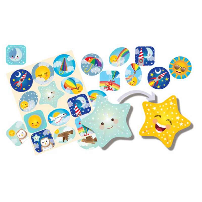 Anthony Peters - Giant Moving Sky Stickers: 36 Pieces