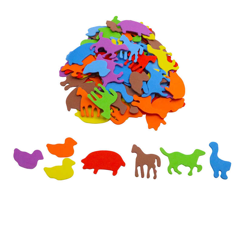 Anthony Peters - Multi - Coloured Foam Arts & Crafts Animals: 100 Pieces