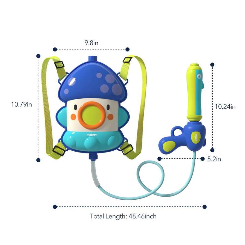 Mideer - Backpack Water Gun - Octopus