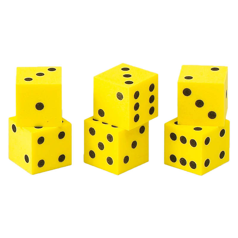 EDX Education - Dice - Foam Dot - 2cm - 6pcs