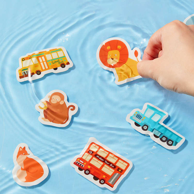 Mideer - Reusable Jelly Sticker Set The Busy Animal Town