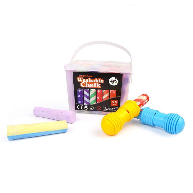 Jar Meló - Sidewalk Chalk Washable - 24 Colour Kit