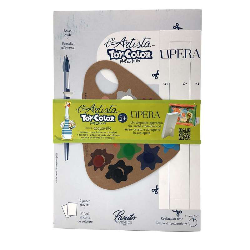 Toy Color - L'Artista - Opera - Picture Frame & Water Colours - Single