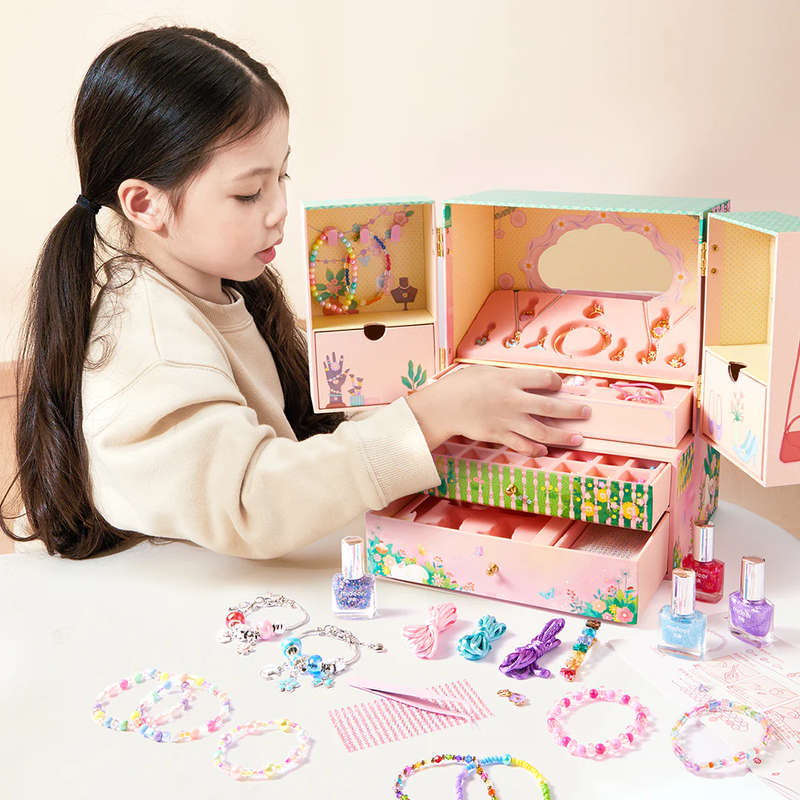 Mideer - Girls Power Lacing Beads - Fantastic Jewelry Diy Kit