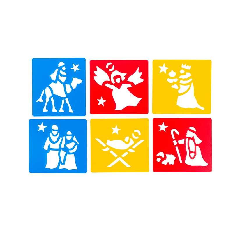 Anthony Peters - Nativity Stencils: 6 Pieces