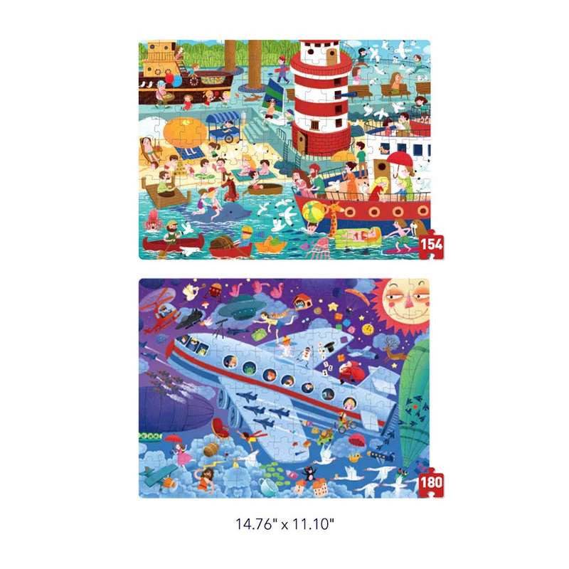 Mideer - Level Up Puzzles - 2-in-1 - Level 6 A Long Holiday