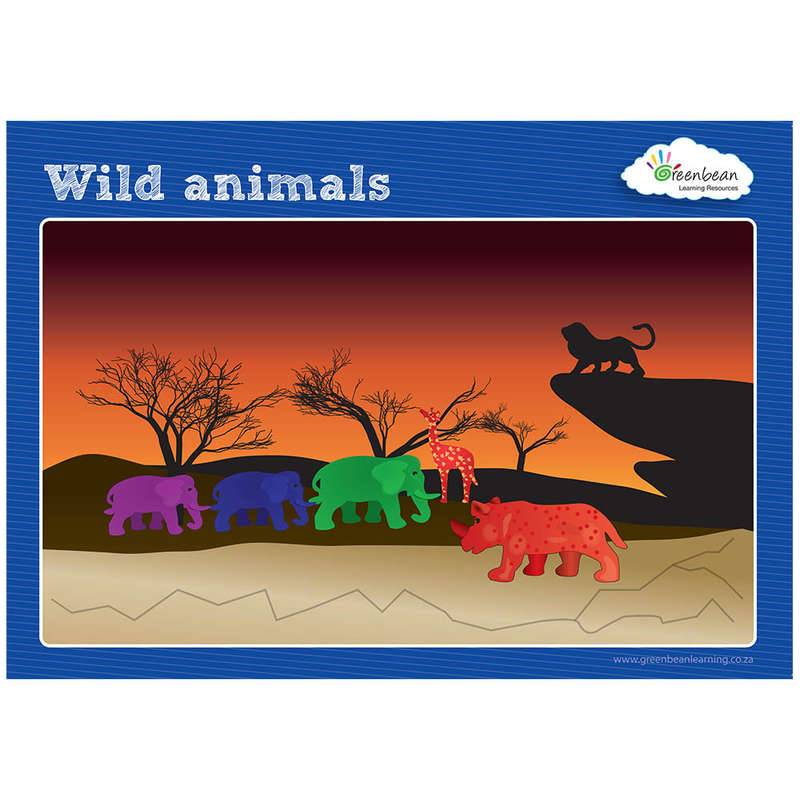 EDX Education - Activity Cards - Wild Animal Counters
