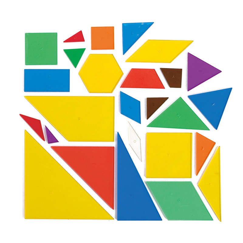EDX Education - Polygons - Plastic 15 Shapes - 450pcs