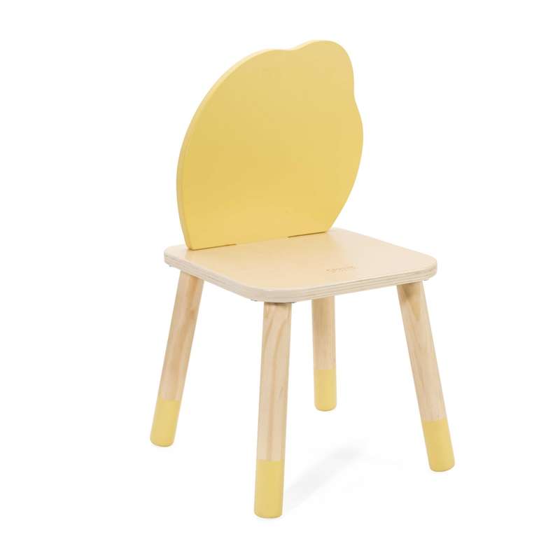 Classic World - Wooden Kids Grace Chair - Lemon - 27.6 x 28 x 48.8 cm