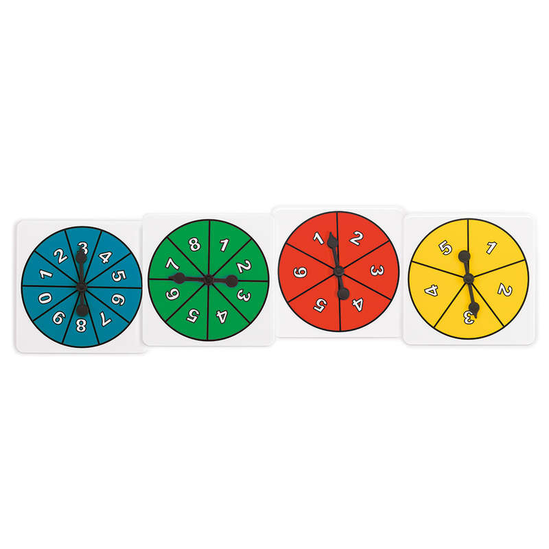 EDX Education - Spinners - Assorted Numbers - 4pcs Polybag