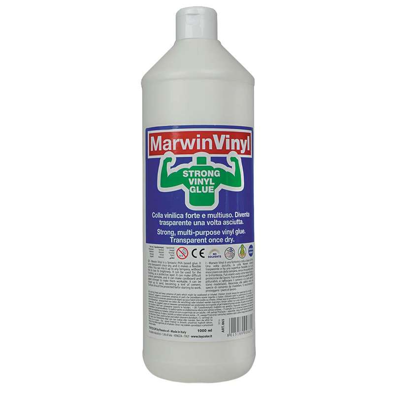Toy Color - PVA Vinyl Glue - Marwin Extra Strong Super Glue - 1000ml