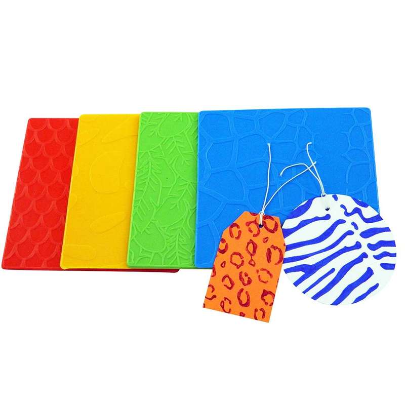 Anthony Peters - Animal Print Rubbing & Embossing Plates: 4 Pieces