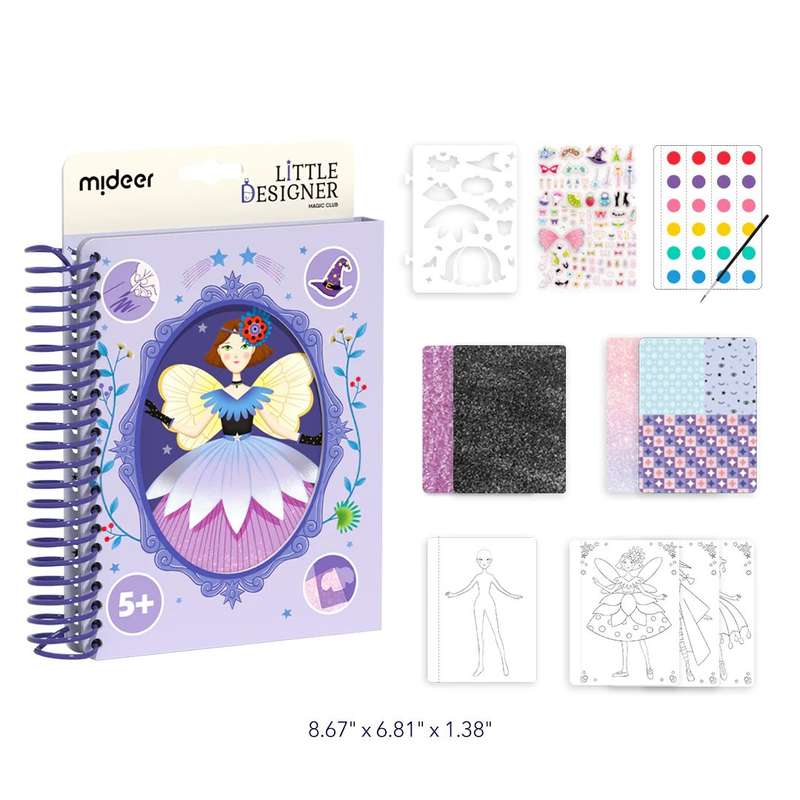 Mideer - Little Designer Arts & Crafts Book Set - Magic Club