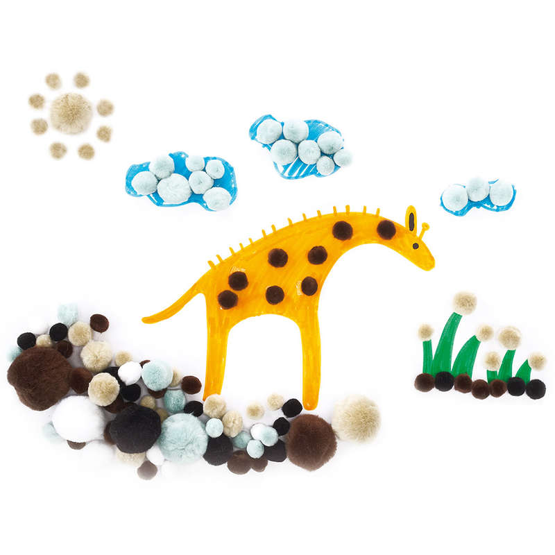 EDX Education - PomPoms Animal 300pc