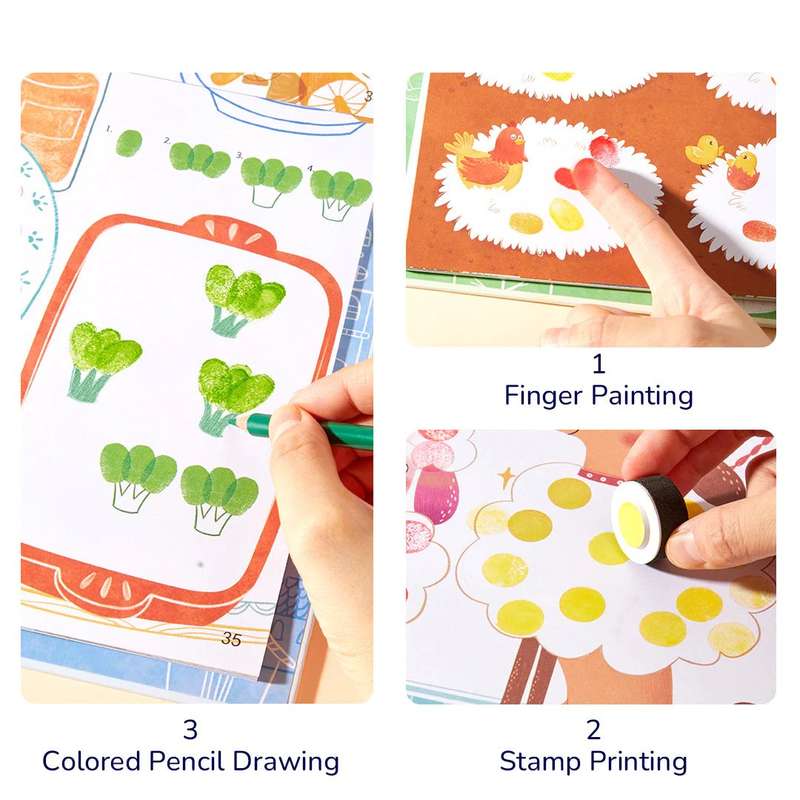 Mideer - Creative Finger Paint Kit - City Wander
