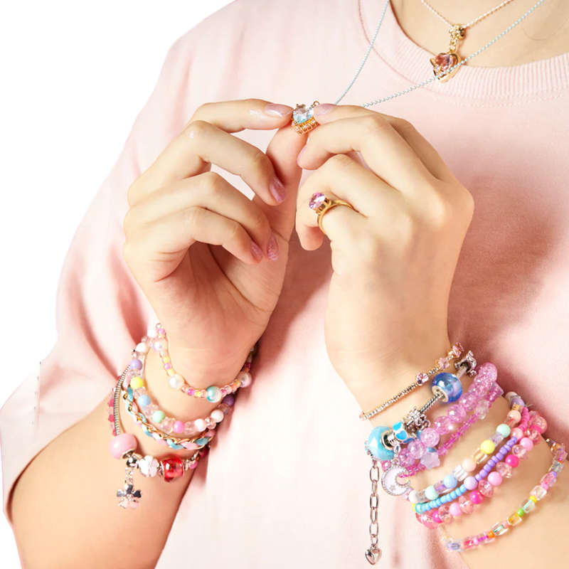 Mideer - Girls Power Lacing Beads - Fantastic Jewelry Diy Kit