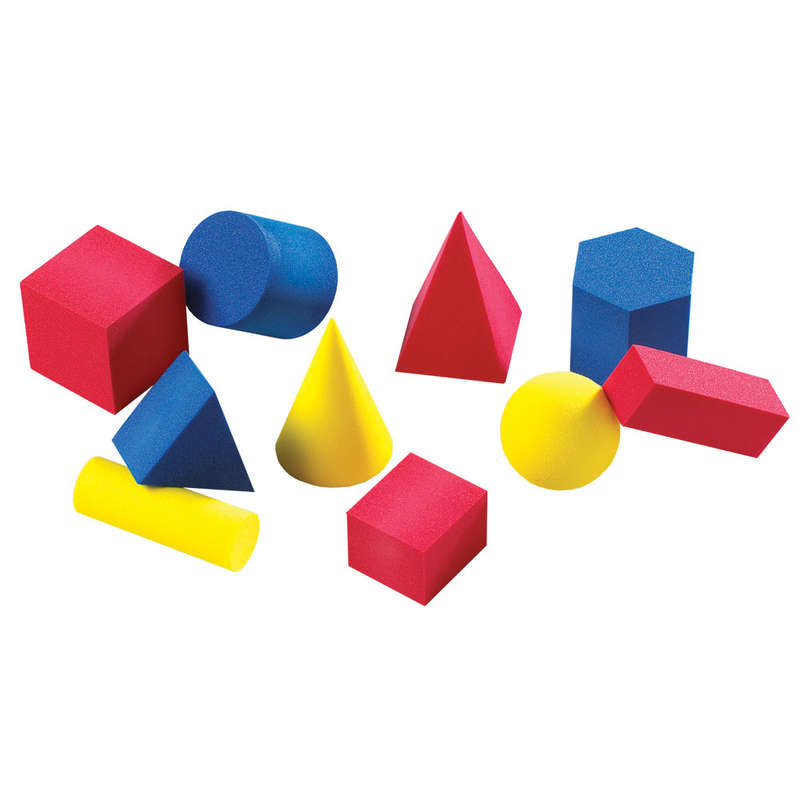 EDX Education - Geometric Solids - 5cm Foam - 10pcs