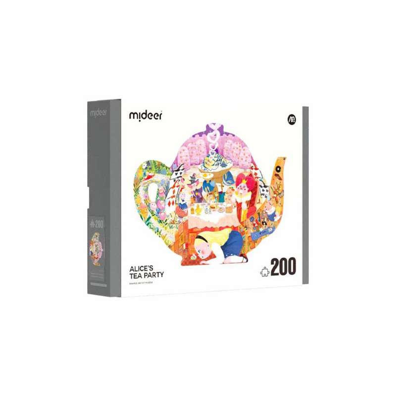 Mideer - Artist Shaped Puzzle Alice's Tea Party