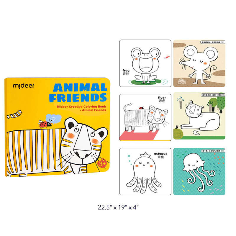Mideer - Colouring Book Animal Friends