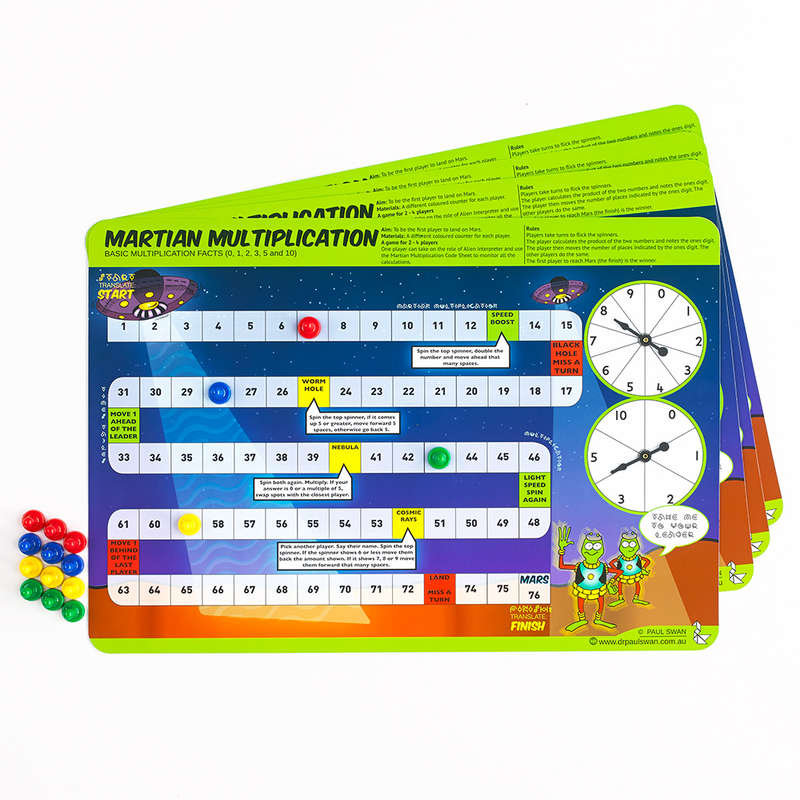 EDX Education - Martian Multiplication - Multiplication Game